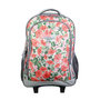 Voir la diapositive 1 : Bagtrotter BAGTROTTER Sac à dos à roulettes Offshore Grise Fleurs