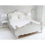 Eden Parure de drap 4 pièces en percale EDEN satin, coloris blanc