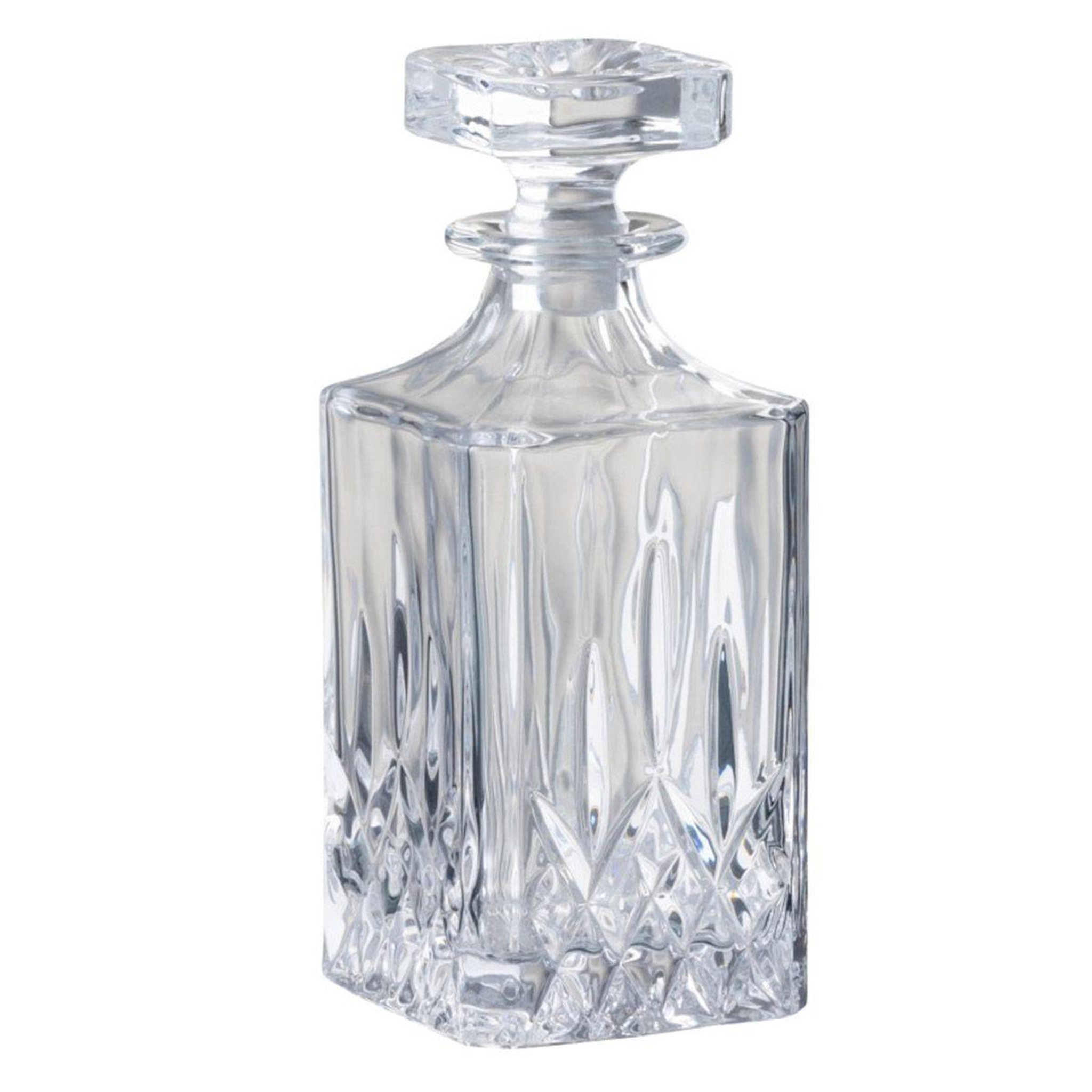 J-LINE Carafe & bouchon design  taille  22cm transparent