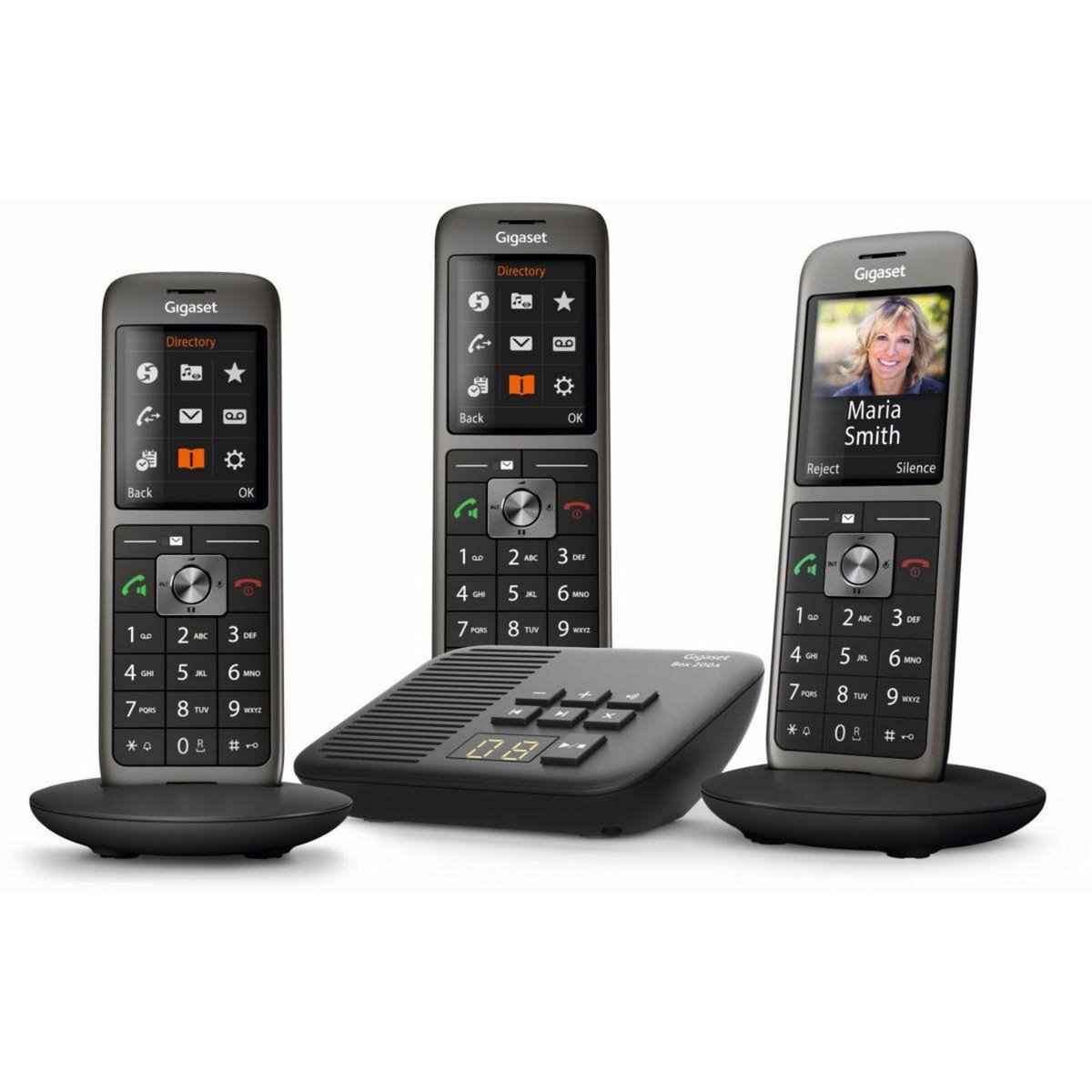 GIGASET Téléphone sans fil CL770A Trio Noir