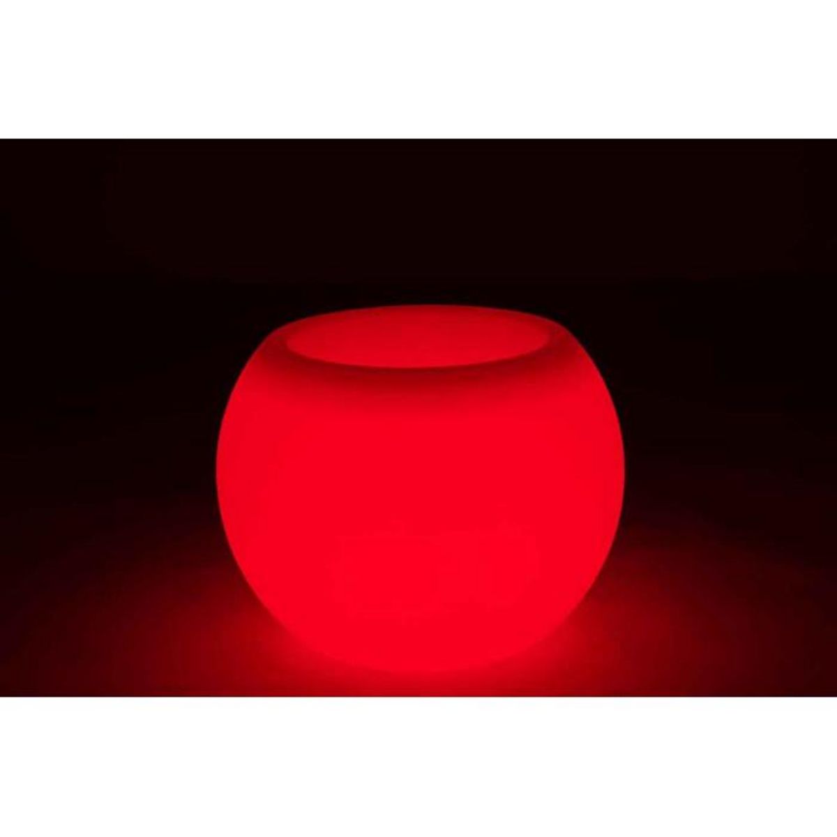 Paris Prix Lampe d'Extérieure & Pot de Fleurs  Outdoor  56cm Blanc