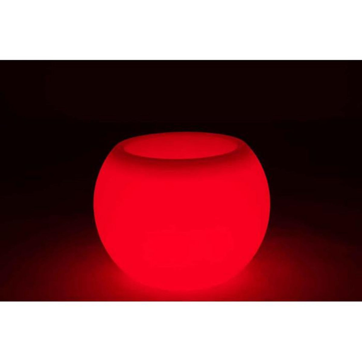 Paris Prix Lampe d'Extérieure & Pot de Fleurs  Outdoor  56cm Blanc