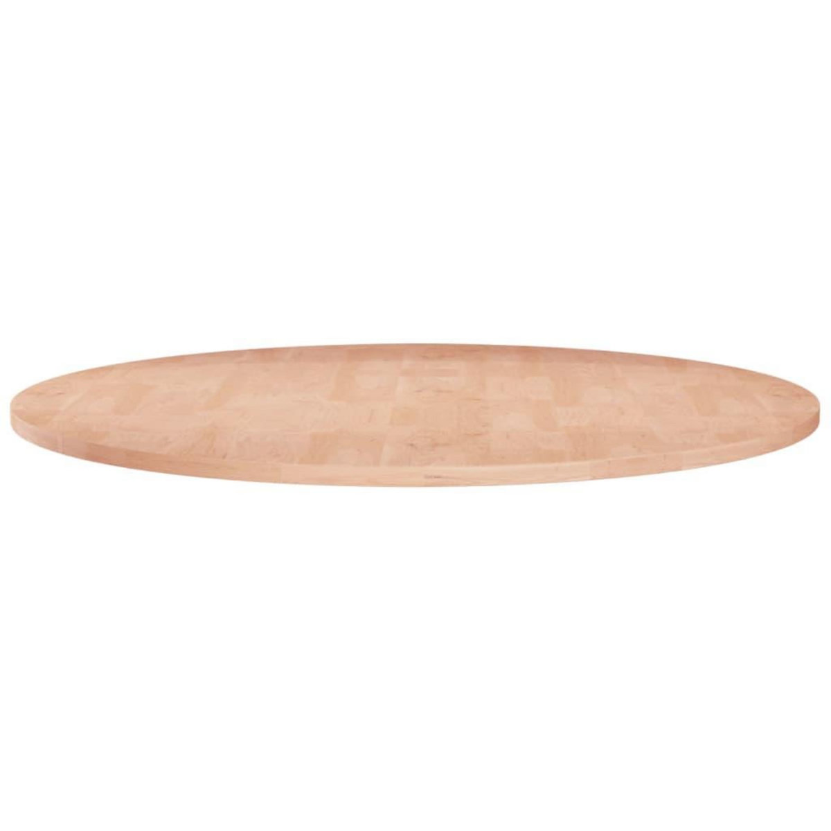 VIDAXL Dessus de table rond Ø70x1,5 cm Bois de chene massif non traite