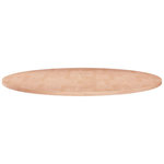 VIDAXL Dessus de table rond Ø70x1,5 cm Bois de chene massif non traite