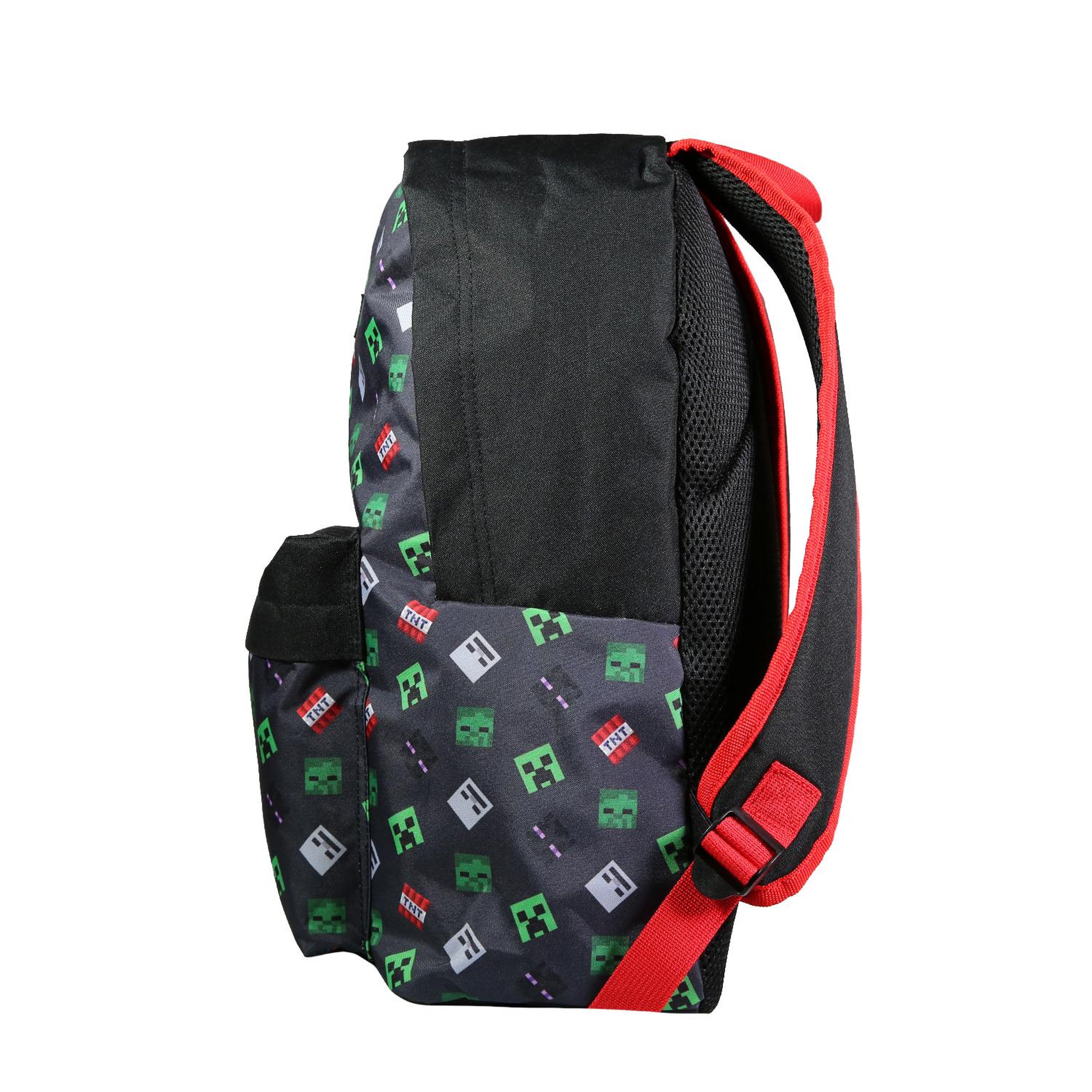 Voir la diapositive 6 : Bagtrotter BAGTROTTER Sac à dos 1 compartiment Minecraft Noir