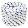 Voir la diapositive 2 : VIDAXL Corde de bateau Blanc 14 mm 100 m Polypropylene