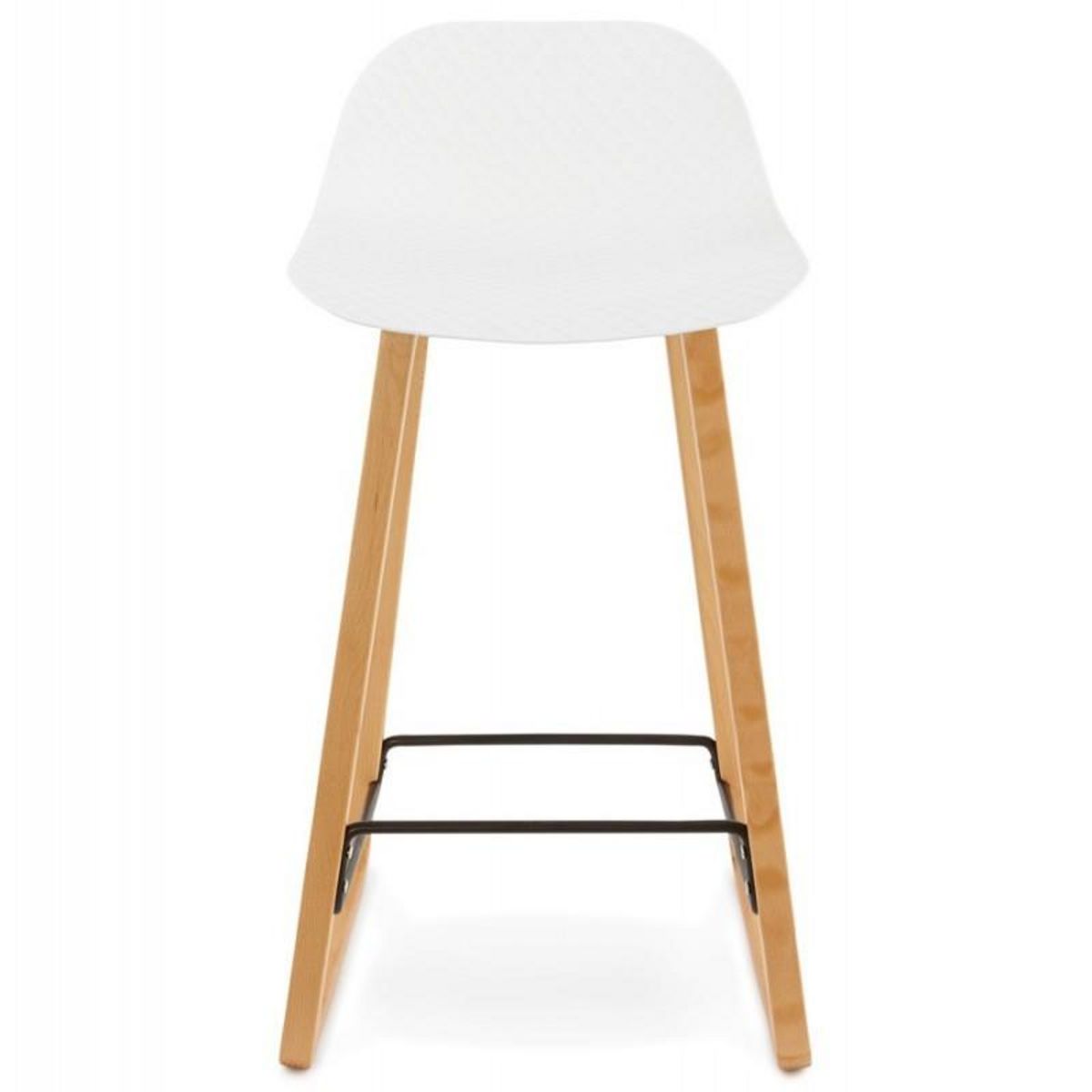 Paris Prix Tabouret de Bar  Sliven  86cm Blanc & Naturel