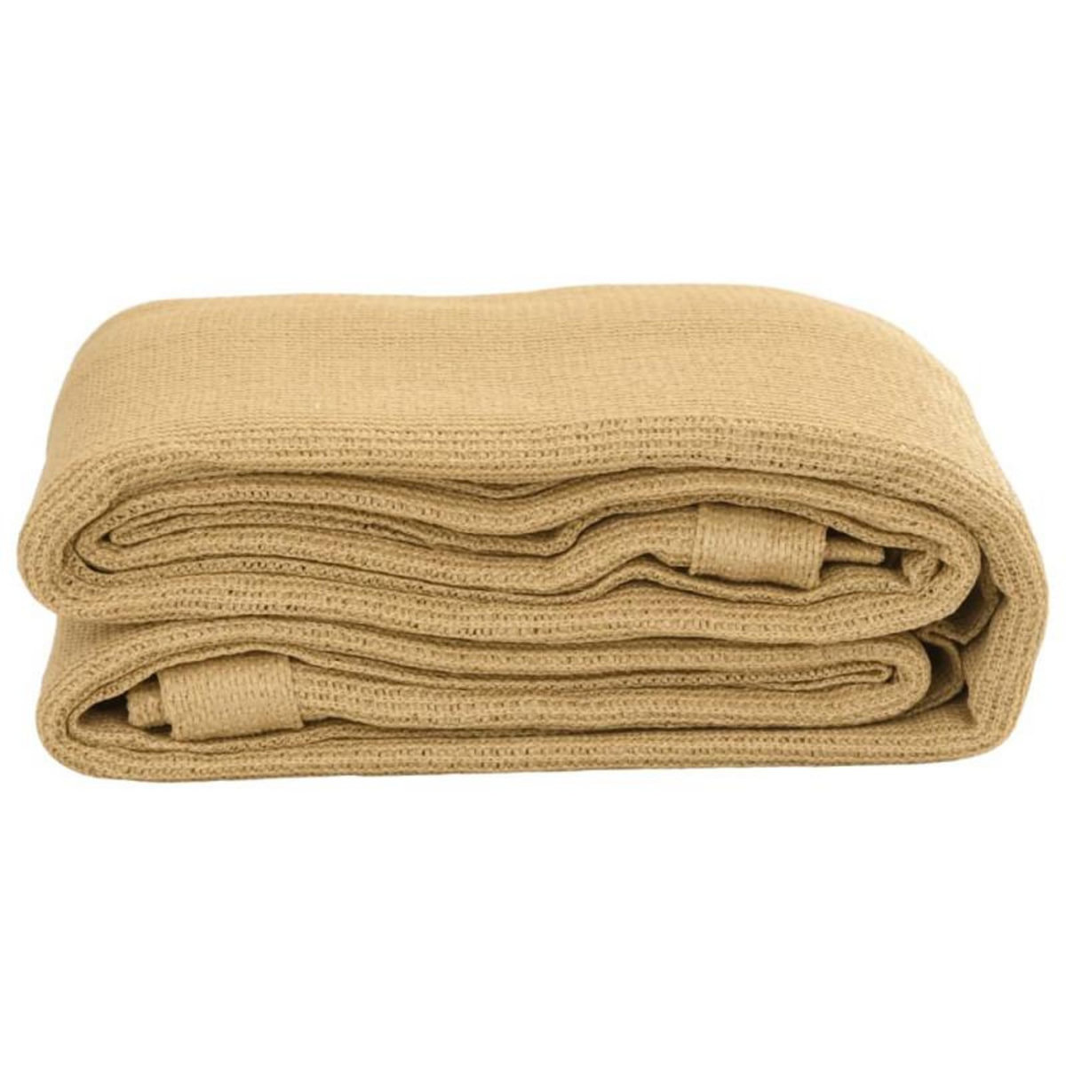 VIDAXL Tapis de tente sable 250x500 cm PEHD