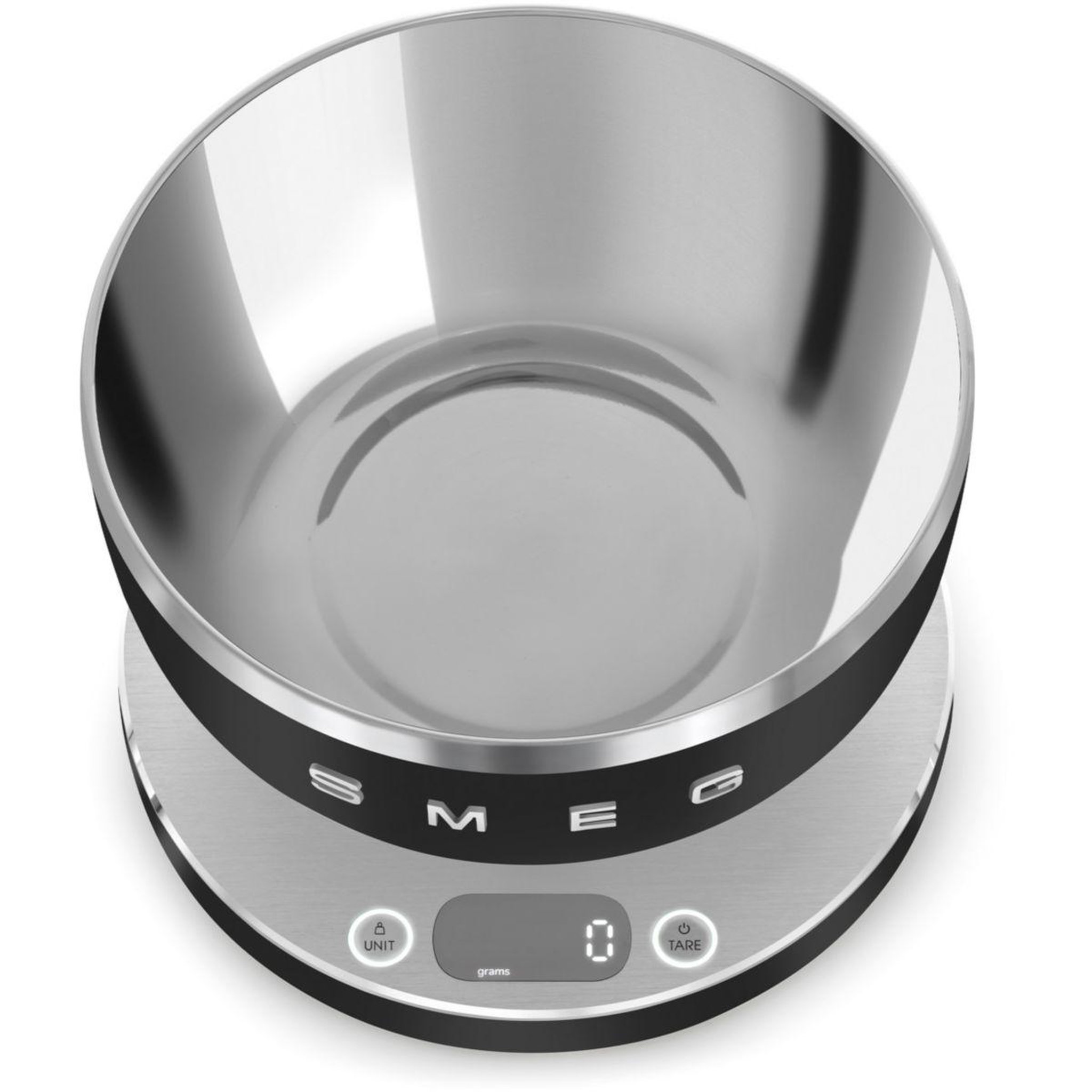 Voir la diapositive 2 : SMEG Balance de cuisine ksc01blmww noire