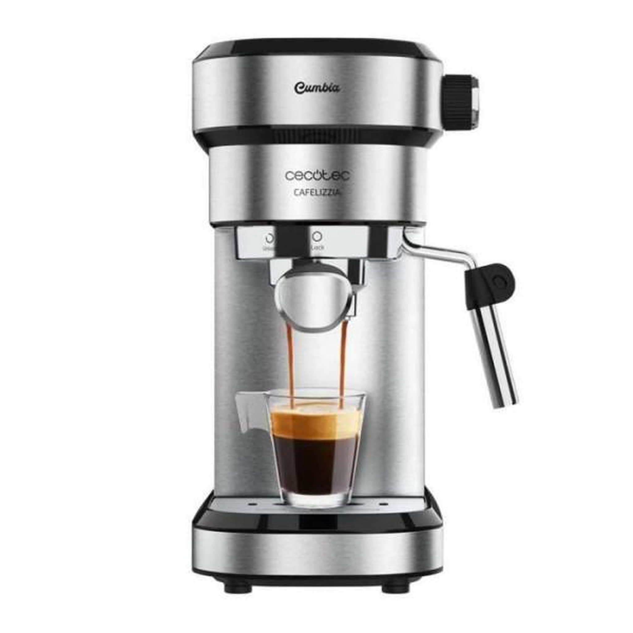 CECOTEC Machine a Cafe  - CECOTEC - Cafelizzia790 Steel - 1350 W - 20 bars - 1,2 L - Inox