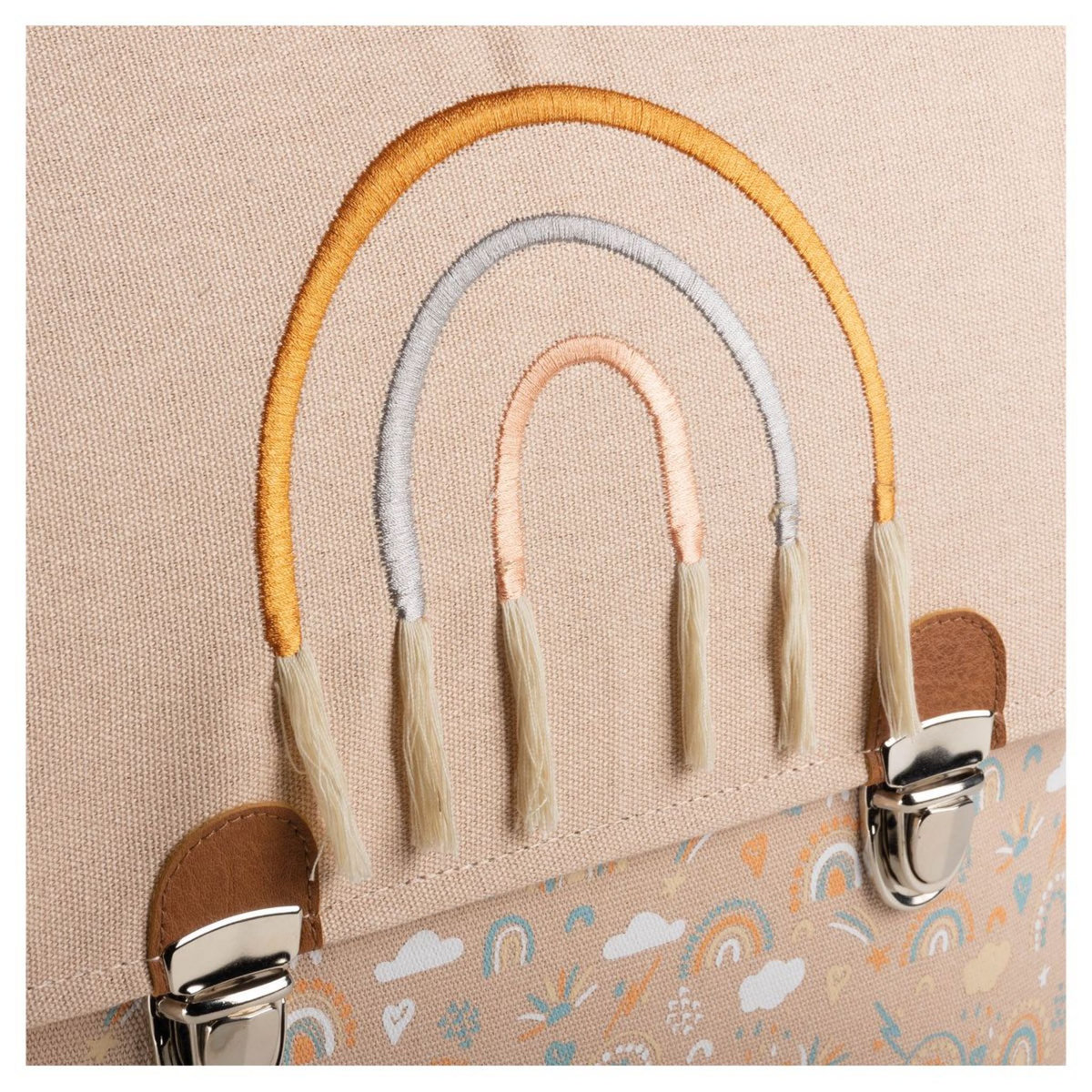 Cartable 36 cm CP/CE1/CE2 beige EC-OOOH! RAINBOW CARTON