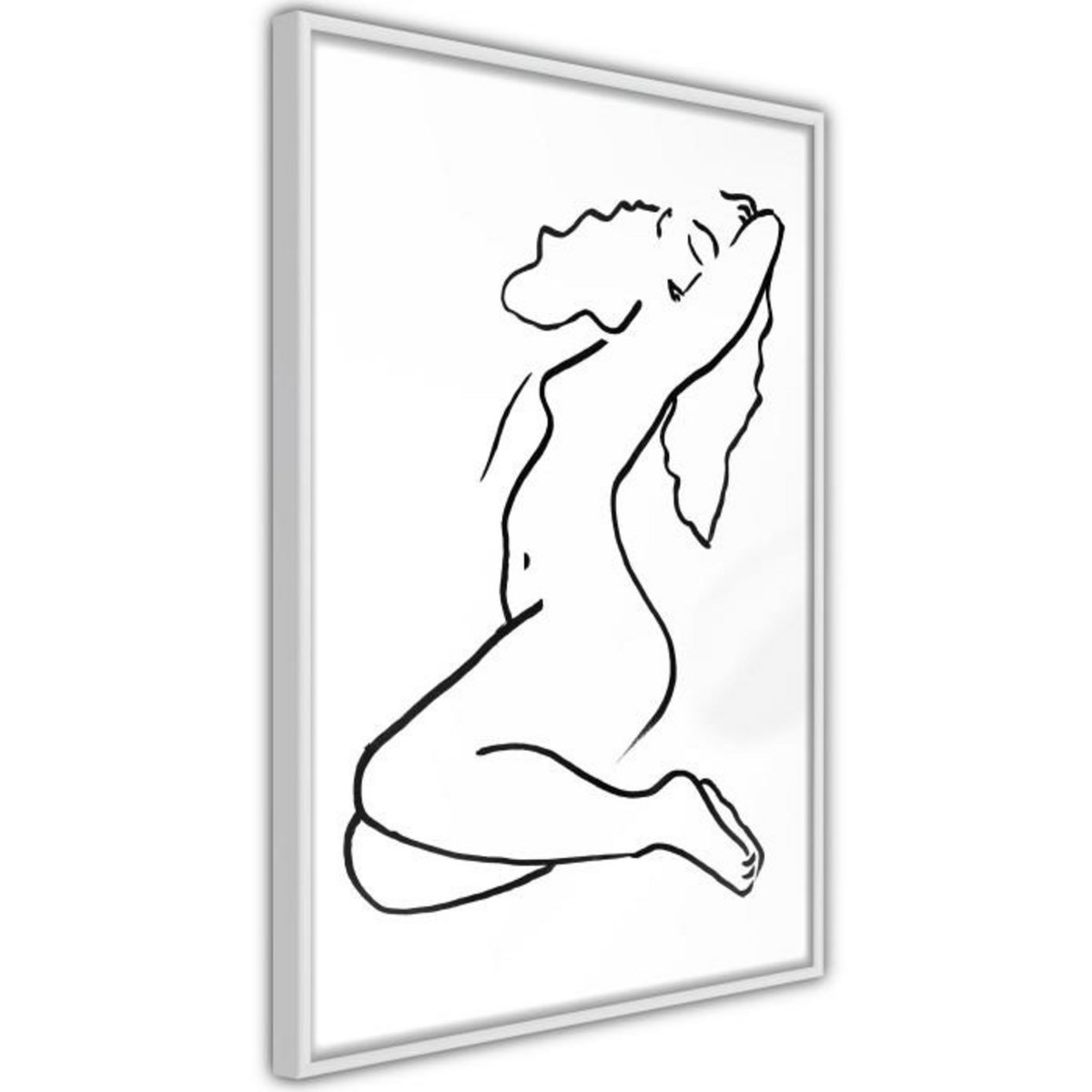 Paris Prix Affiche Murale Encadrée  Coquettish Pose