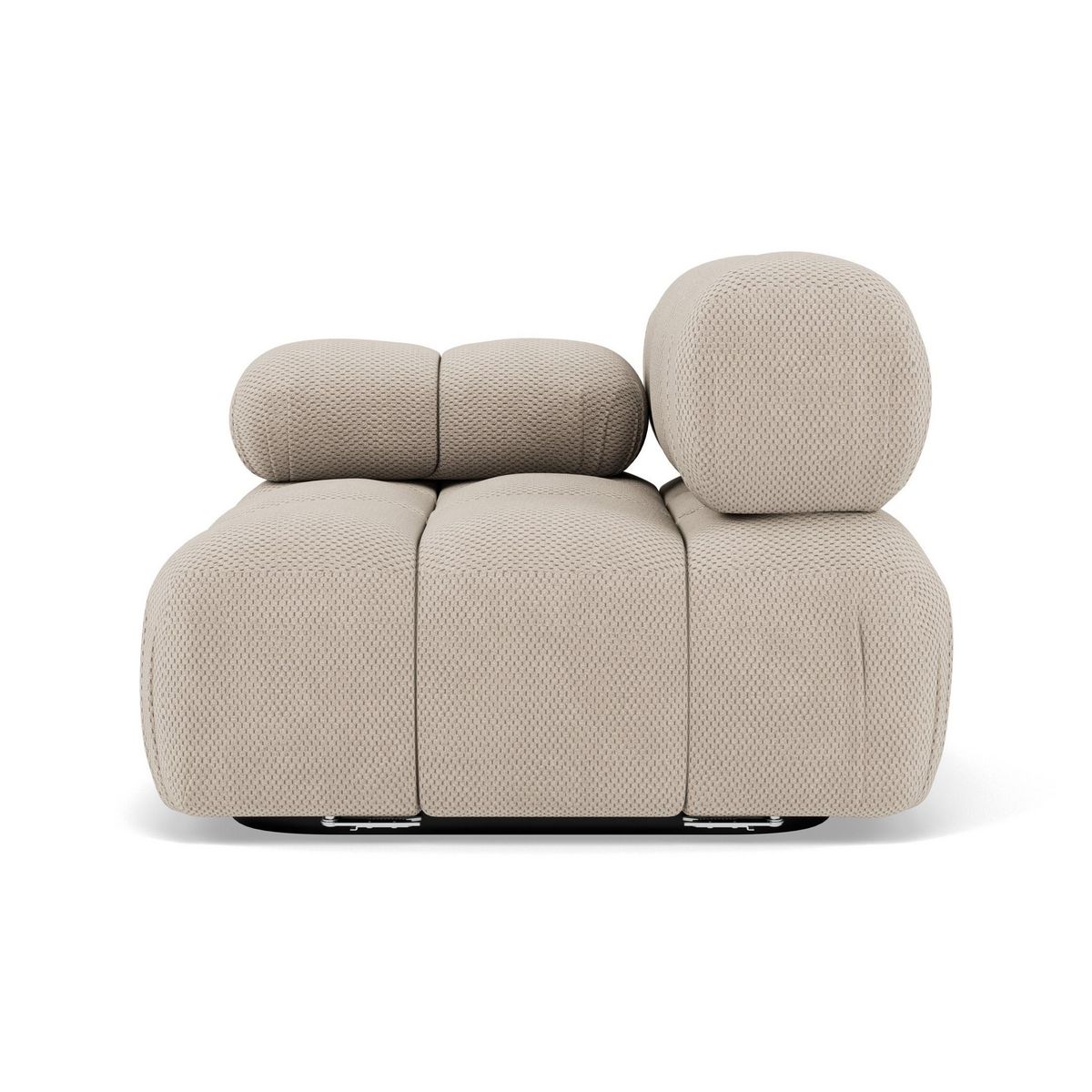 LISA DESIGN Ruby - module d'assise gauche en velours texturé