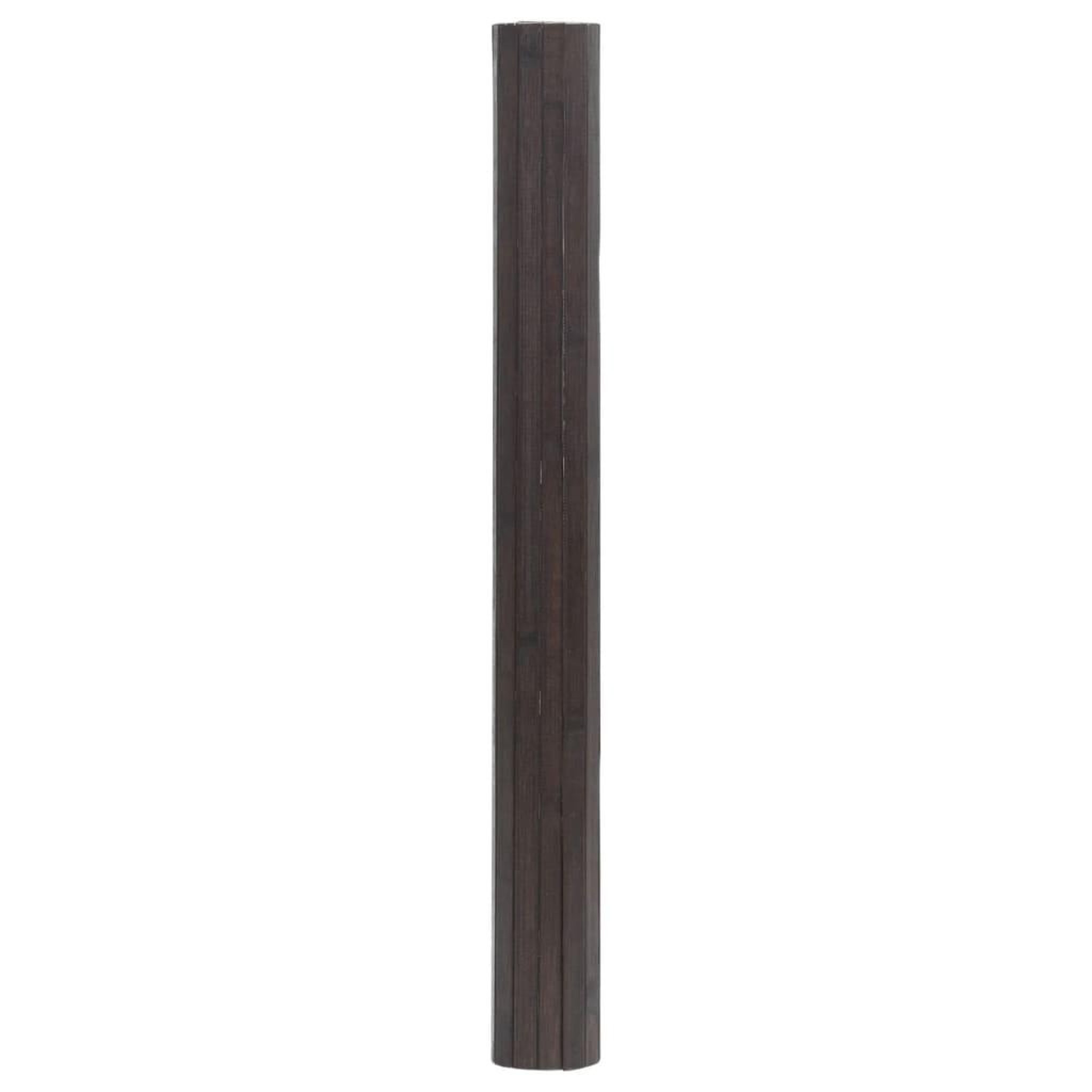 Voir la diapositive 3 : VIDAXL Tapis rectangulaire marron fonce 70x400 cm bambou