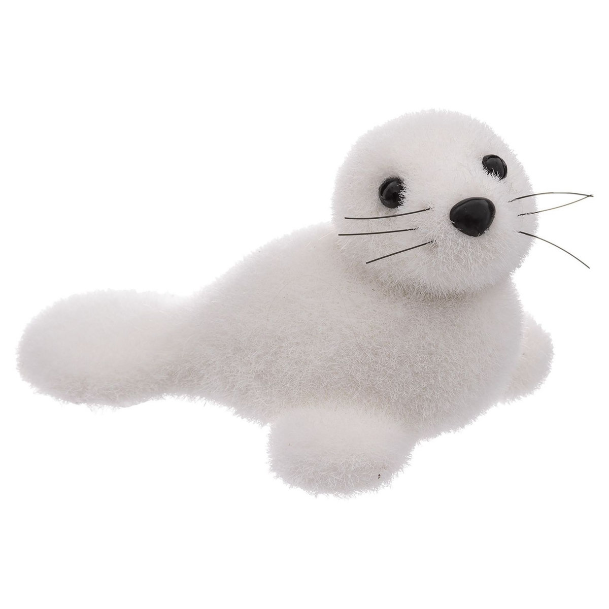 ATMOSPHERA Bébé phoque blanc h11cm