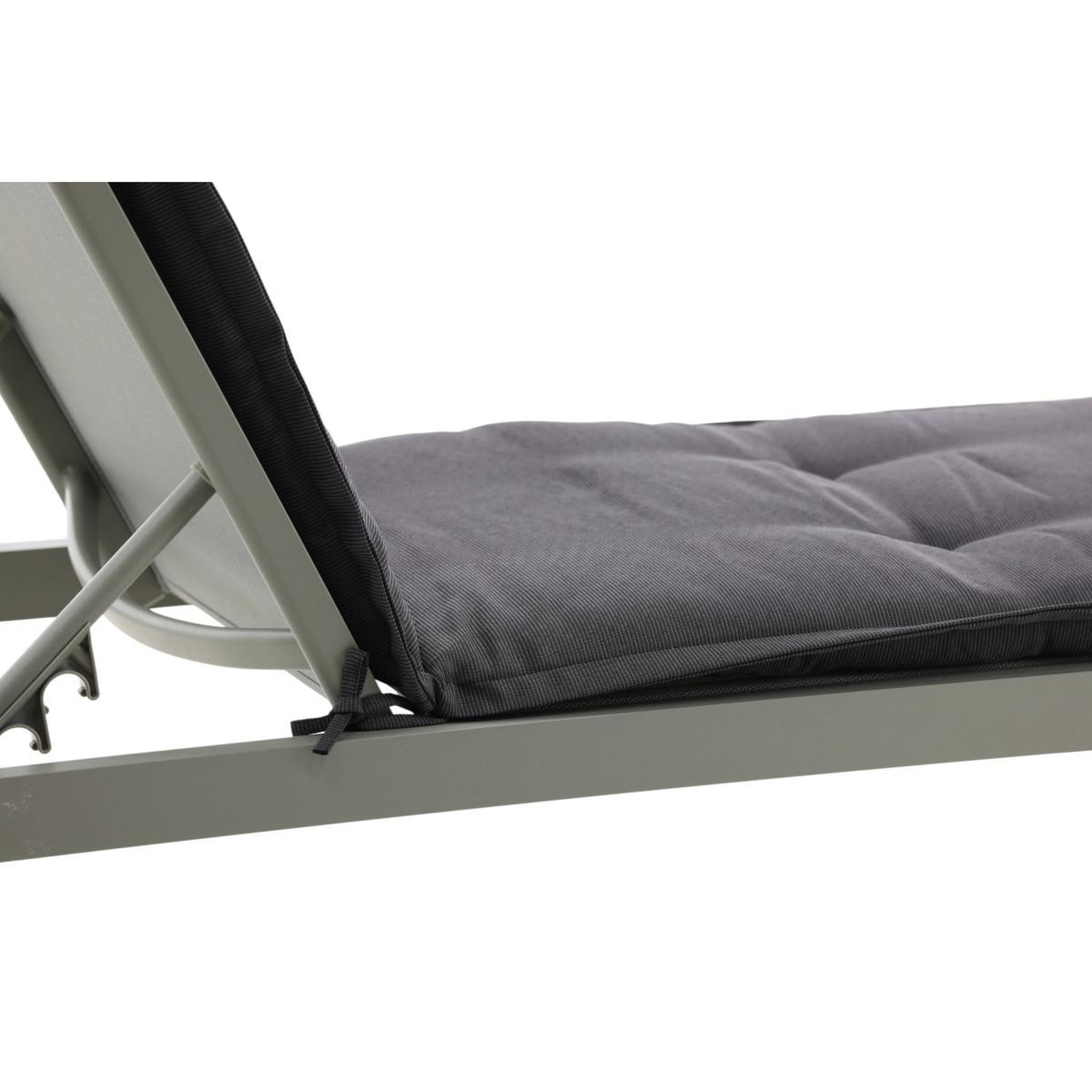 Voir la diapositive 5 : Paris Prix Coussin de chaise longue  hanna  193cm gris foncé
