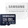 Voir la diapositive 1 : Samsung Carte Micro SD 128 Go Pro Ultimate avec adaptateur