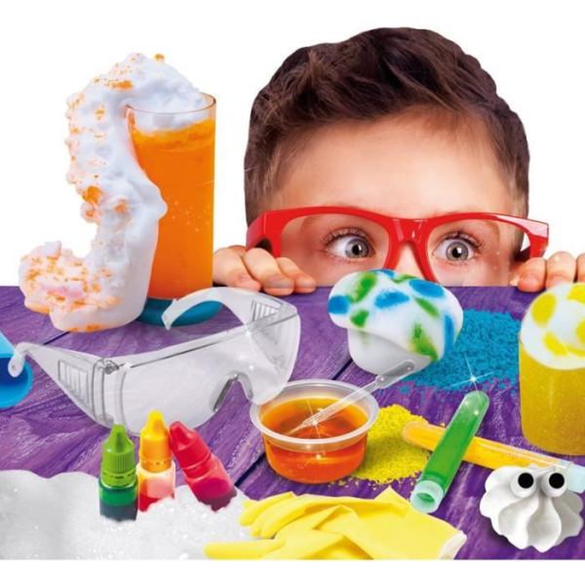 Voir la diapositive 2 : LISCIANI GIOCHI Laboratoire scientifique - LISCIANI - I'm a Genius - Science des mousses - Pistolet a mousse - 15 expériences ludiques
