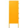 Voir la diapositive 4 : VIDAXL Commode Jaune moutarde 80x35x101,5 cm Acier