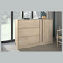 Voir la diapositive 6 : Commode 3 tiroirs 1 porte L109 cm PIA