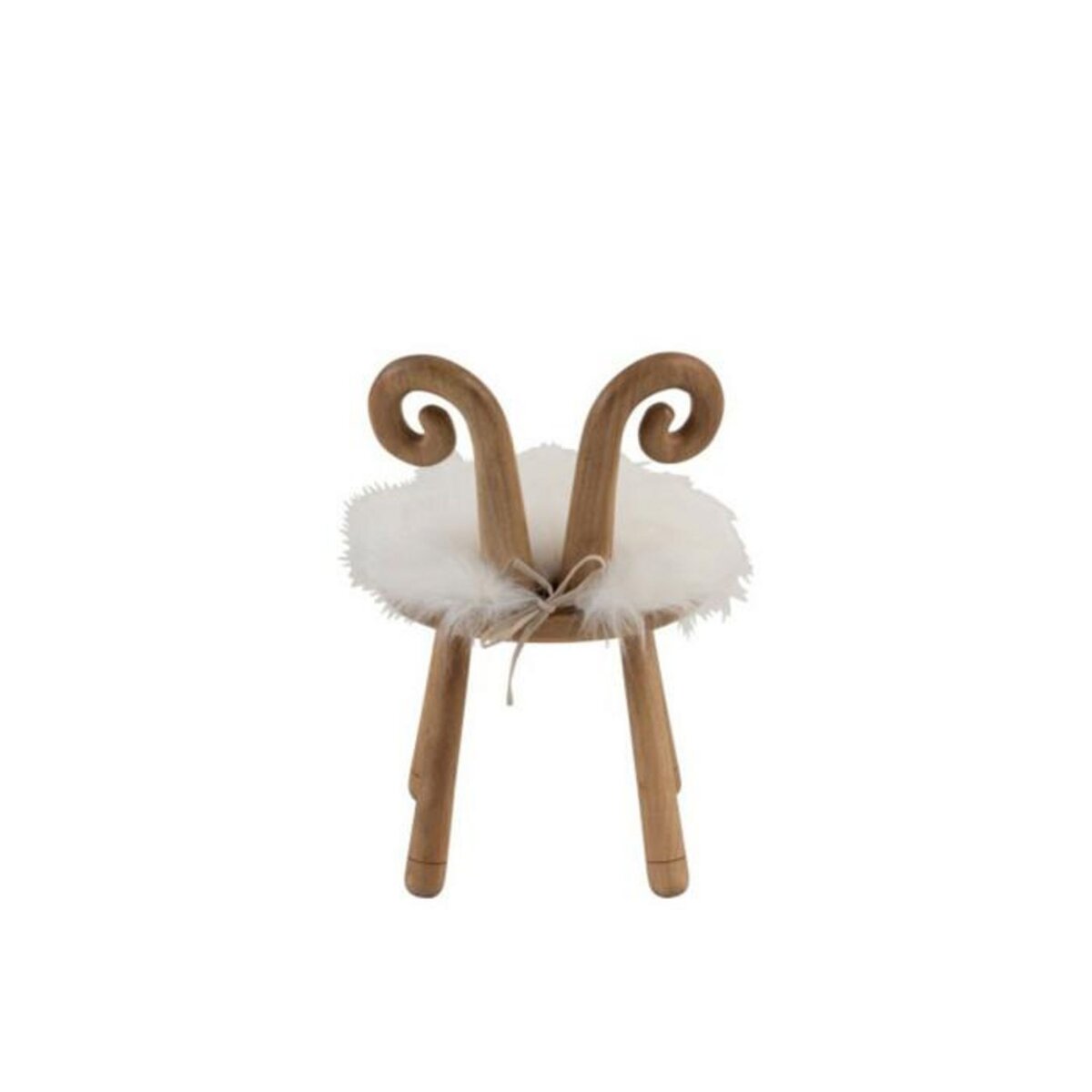 Paris Prix Chaise Enfant Design  Oreille Mouton  56cm Naturel