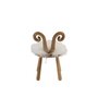 Voir la diapositive 4 : Paris Prix Chaise Enfant Design  Oreille Mouton  56cm Naturel