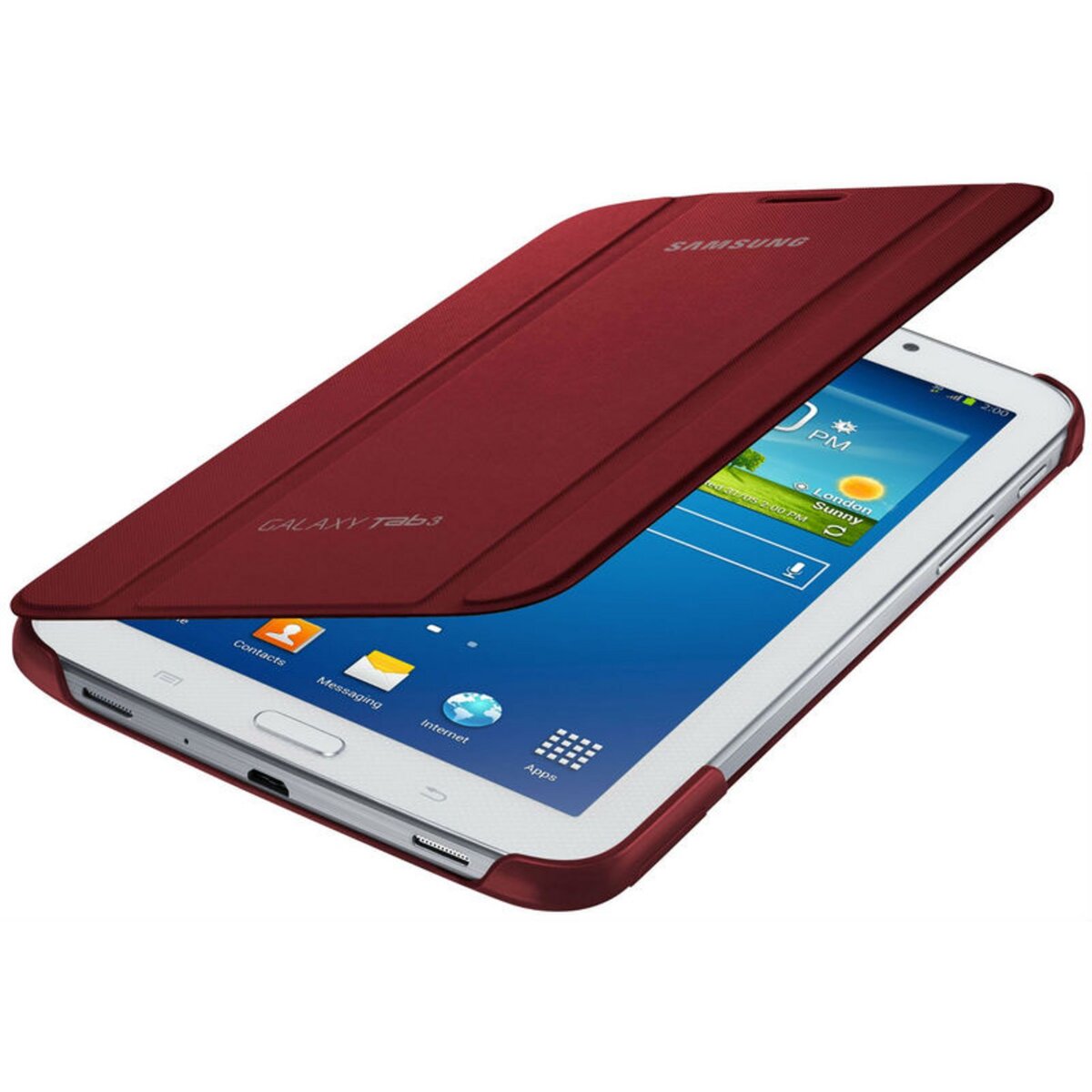 SAMSUNG housse pour tablette Etui Rabat Rouge pour Galaxy Tab 3 7