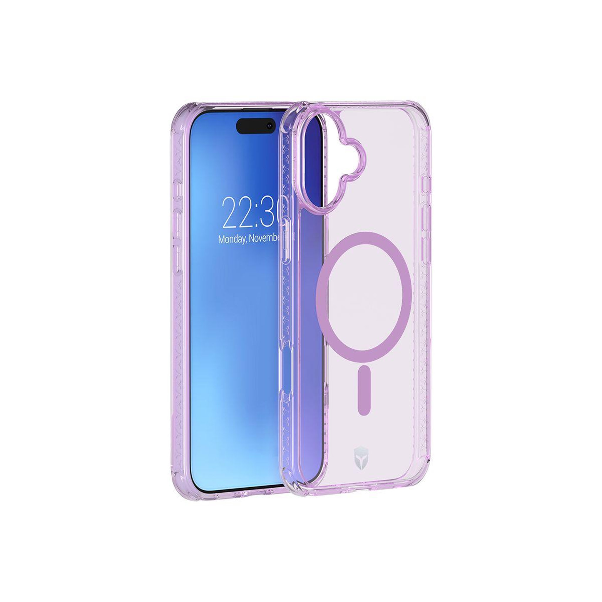 FORCE CASE Coque iPhone 16 Air Frost MagSafe Violet