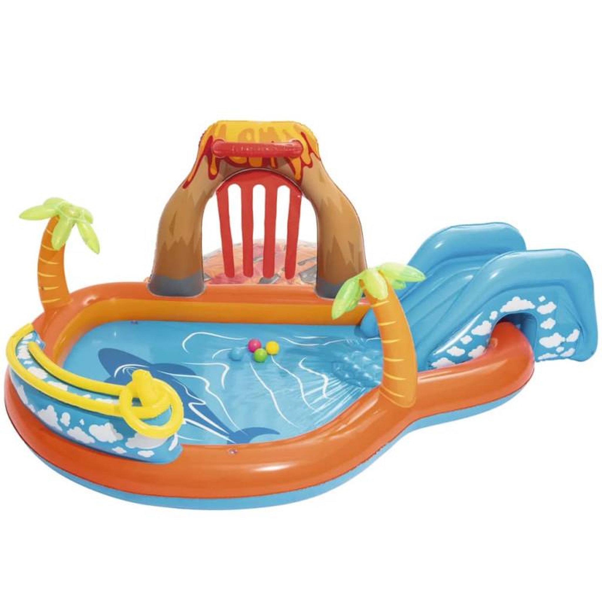 Voir la diapositive 4 : BESTWAY Bestway Espace de jeu Lava Lagoon 53069