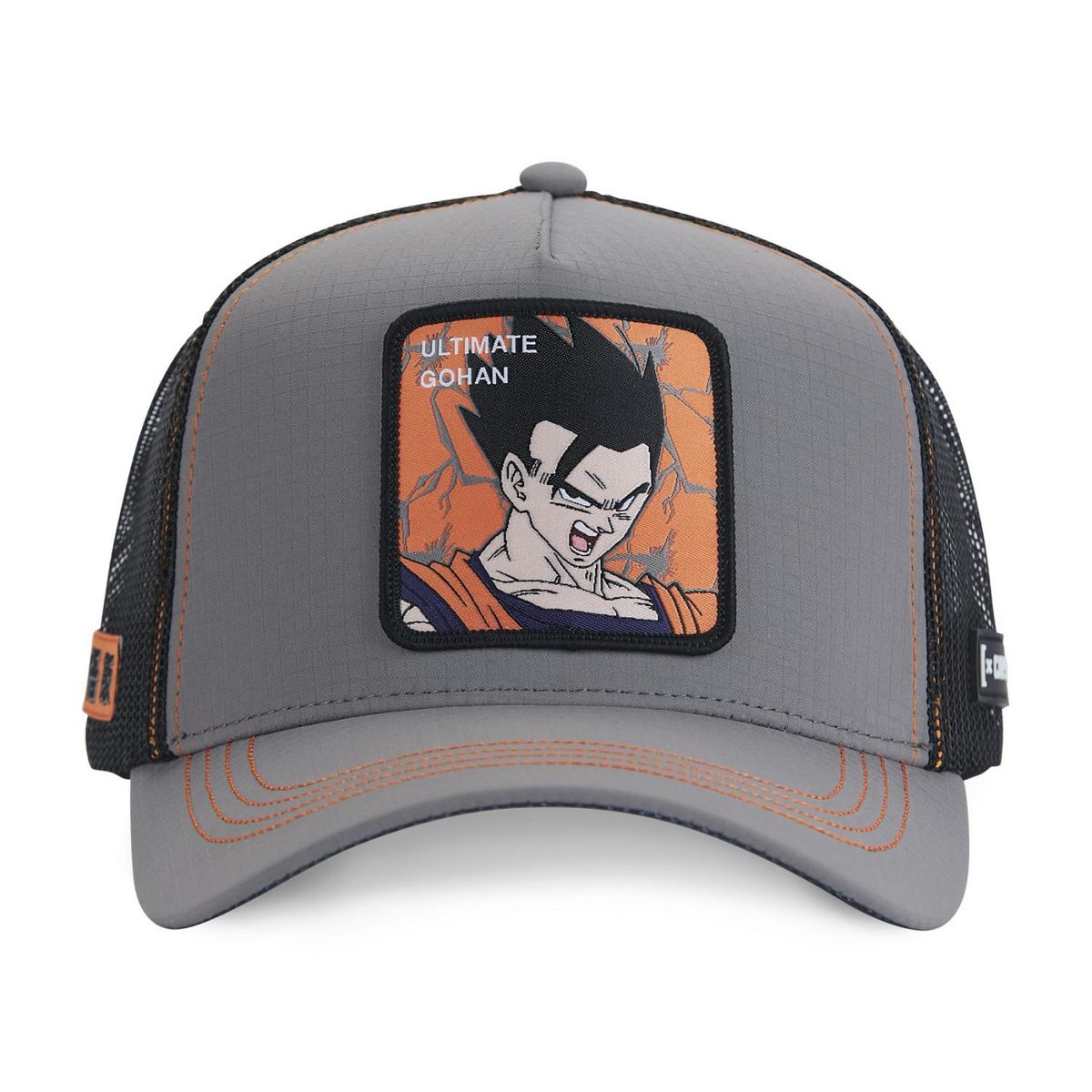 CAPSLAB Casquette homme trucker finition prémium Dragon Ball Z Gohan
