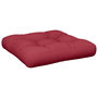 Voir la diapositive 4 : VIDAXL Coussins de palette lot de 2 rouge bordeaux tissu
