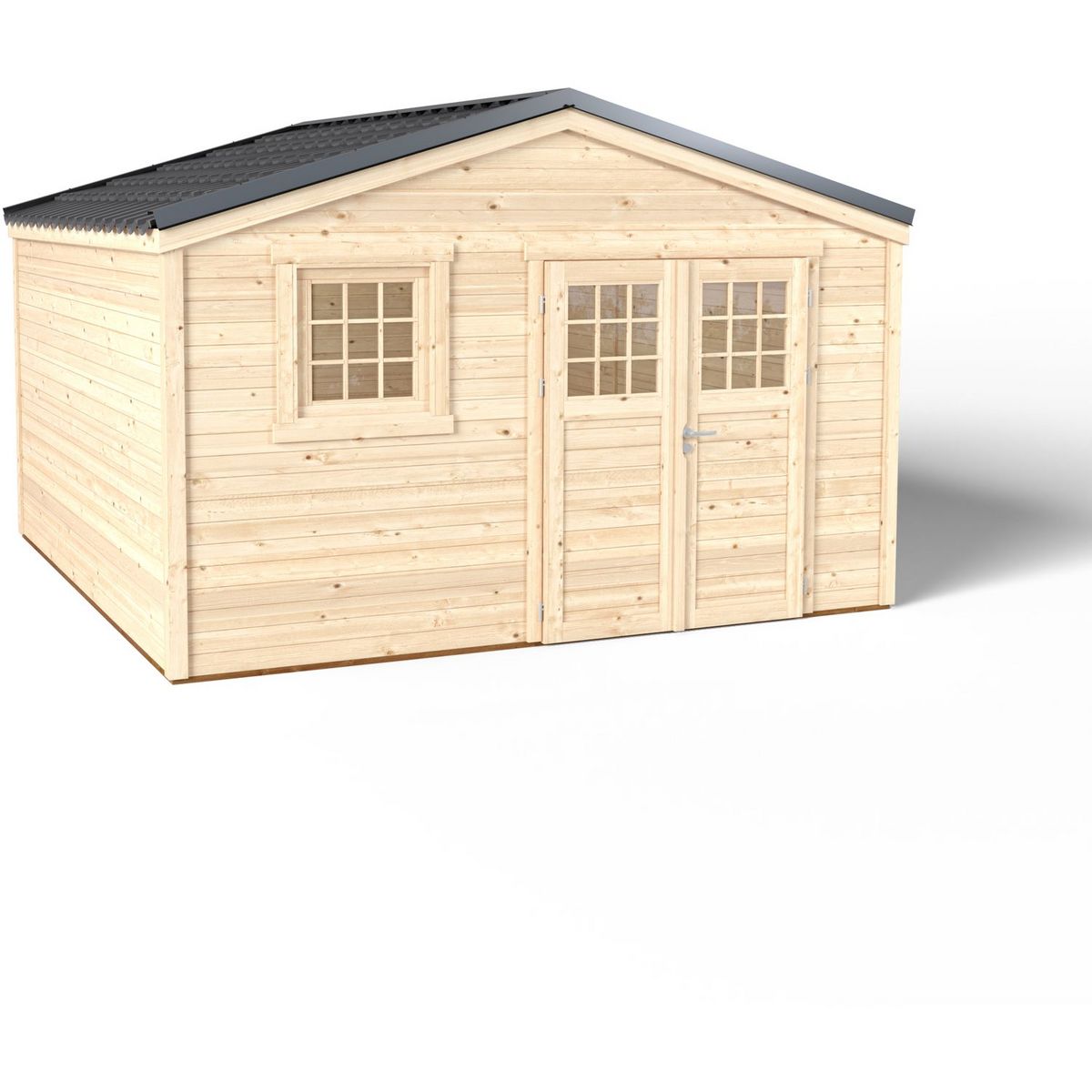 Forest Style Abri de jardin bois - 15,4m² - SHELTY