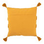 Voir la diapositive 2 : Paris Prix Coussin Déco Pompons  Happyful  63x63cm Ocre
