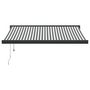 Voir la diapositive 3 : VIDAXL Auvent retractable anthracite et blanc 3,5x2,5m tissu/aluminium