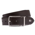 Lacoste Ceinture  Cuir Homme Lacoste 35 Reversible. Coloris disponibles : Marron
