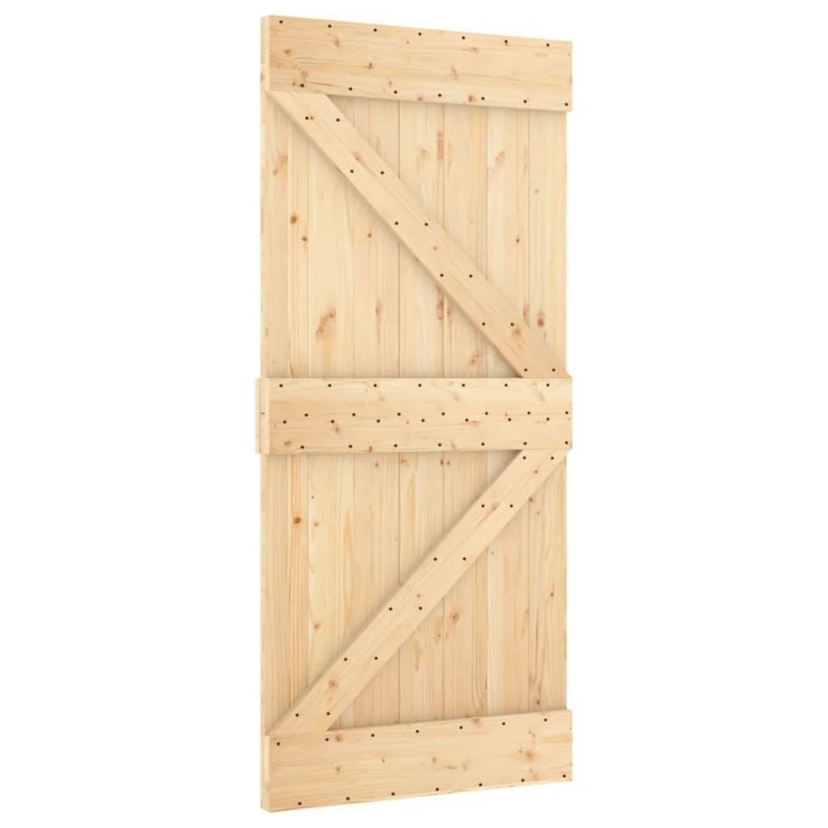 VIDAXL Porte NARVIK 95x210 cm bois massif de pin