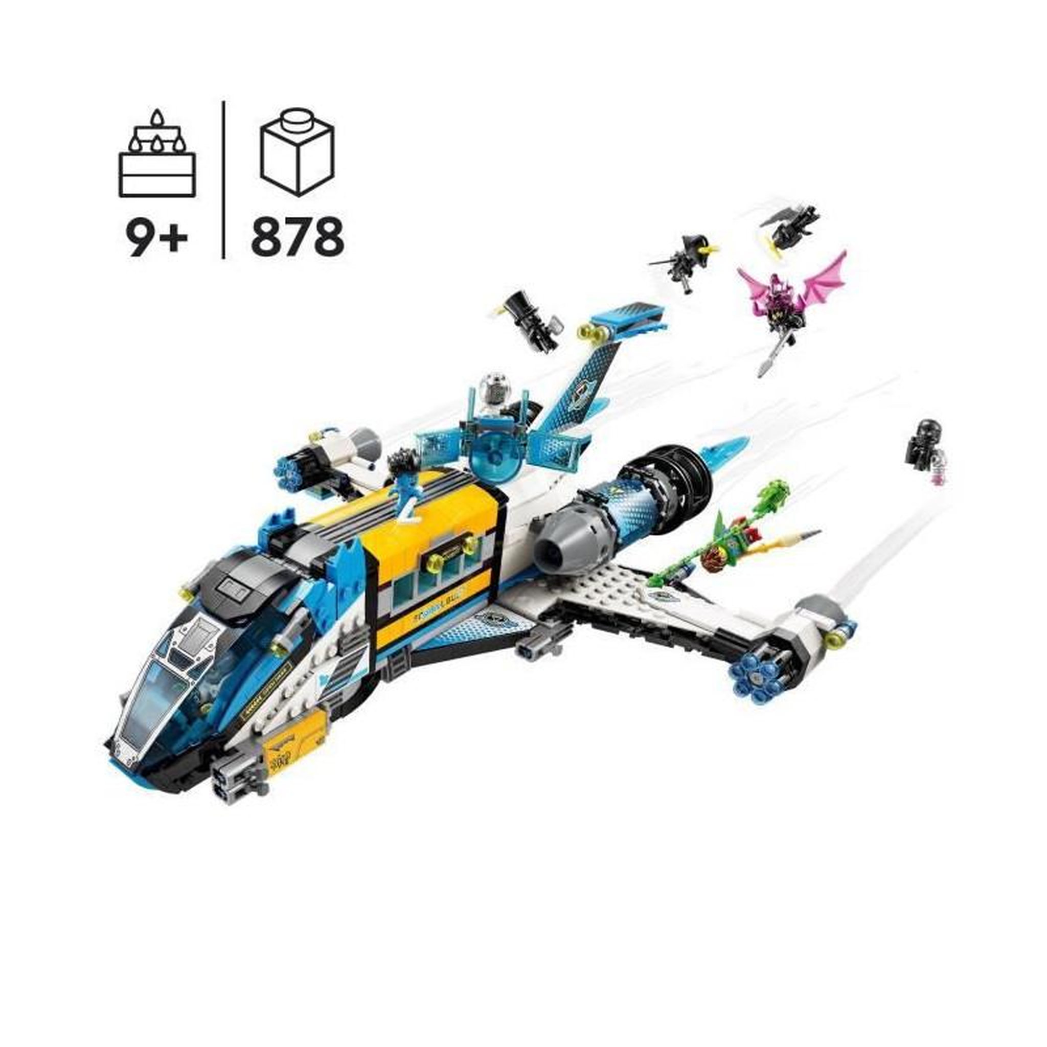 Voir la diapositive 2 : LEGO LEGO DREAMZzz 71460 Le Bus de l'Espace de M. Oz, Jouet de Vaisseau Spatiale 2-en-1, avec Z-Blob