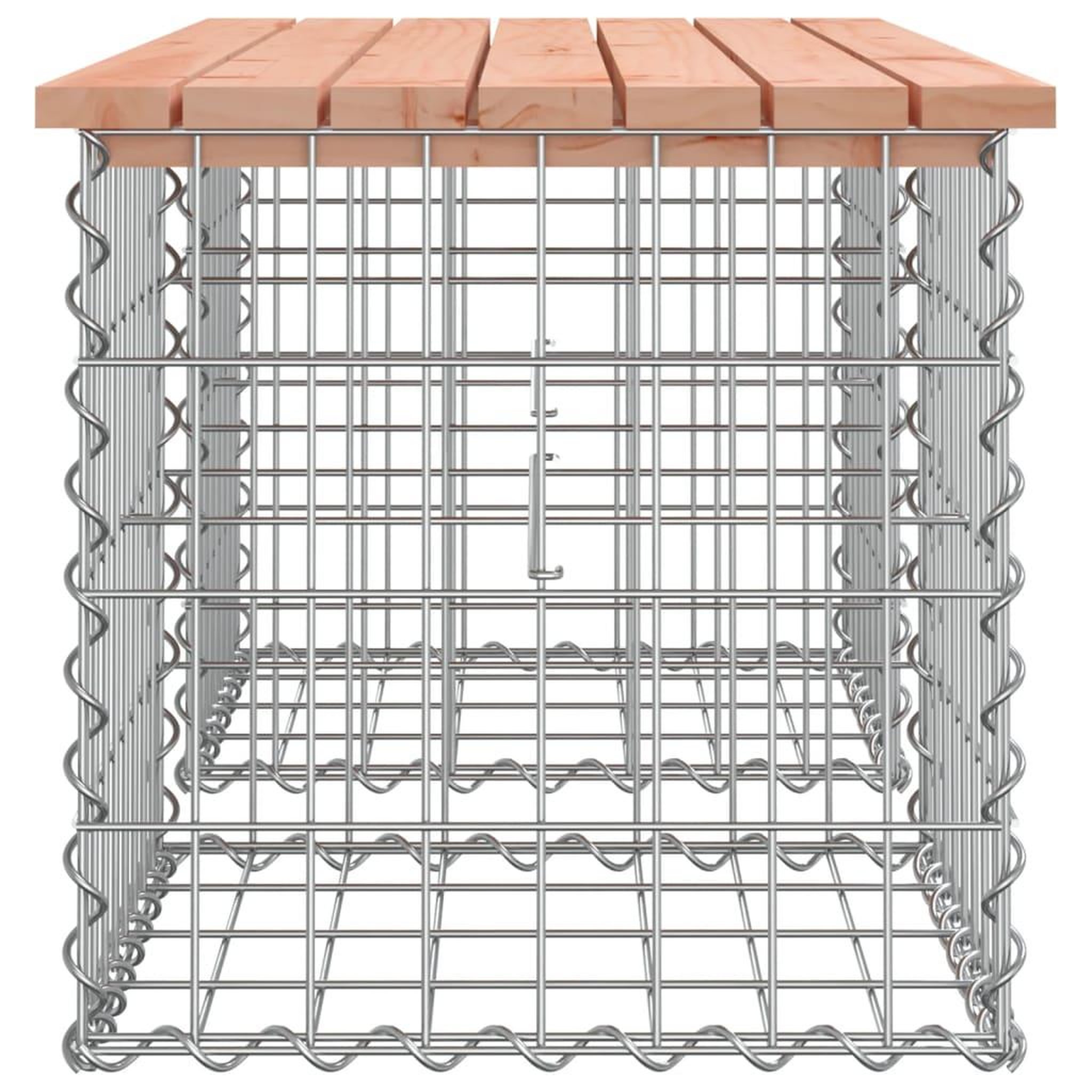 Voir la diapositive 4 : VIDAXL Banc de jardin design gabion 103x44x42cm bois massif de douglas