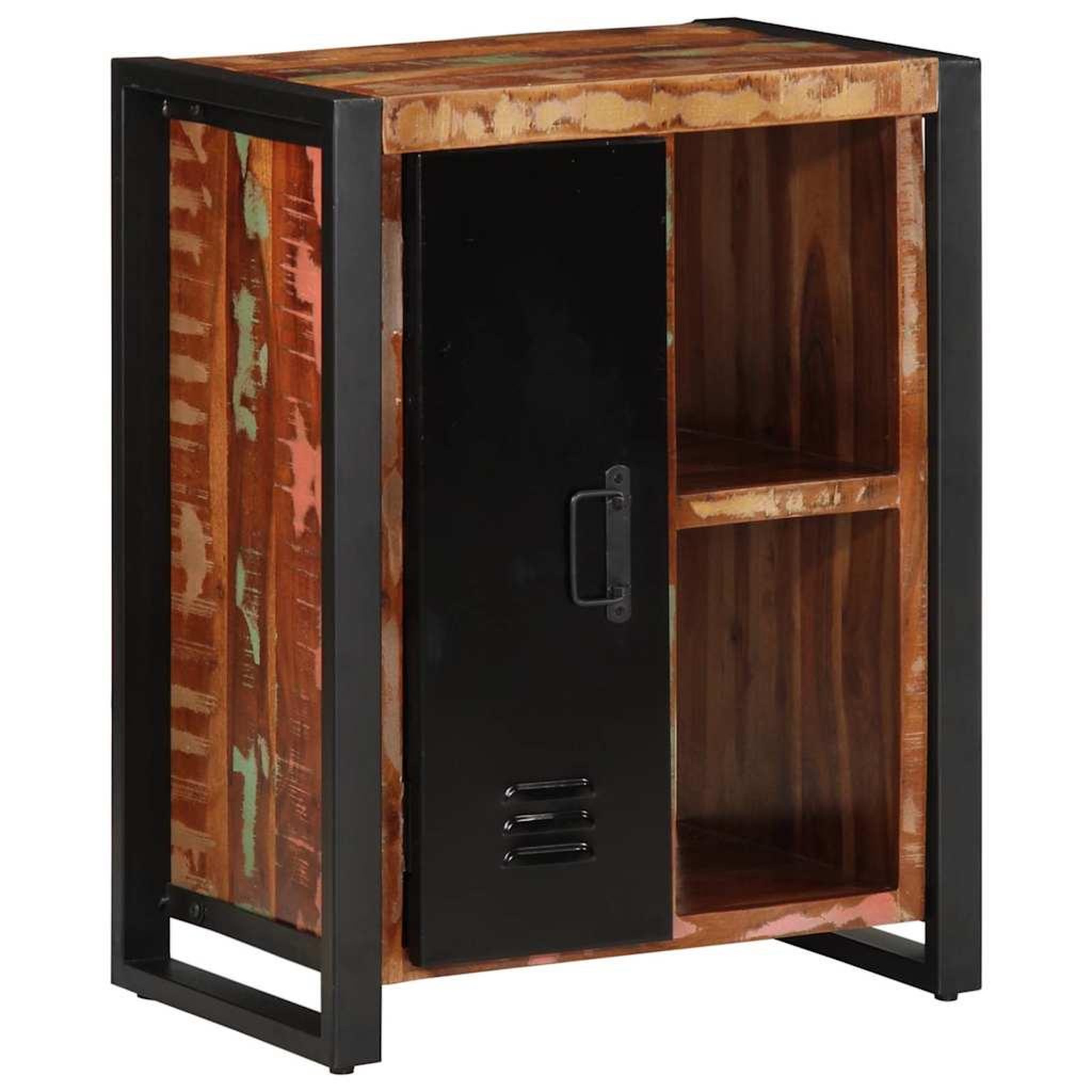 Voir la diapositive 3 : VIDAXL Buffet multicolore 55x35x70 cm bois massif recuperation
