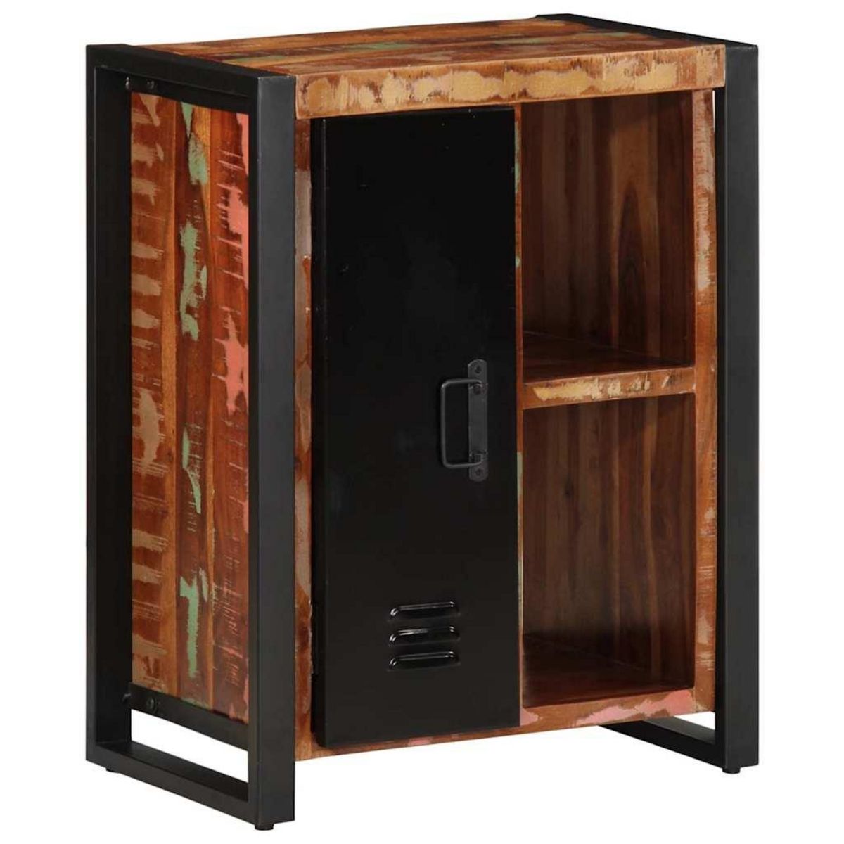 VIDAXL Buffet multicolore 55x35x70 cm bois massif recuperation