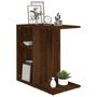 Voir la diapositive 4 : VIDAXL Table d'appoint Chene marron 50x30x50 cm Bois d'ingenierie