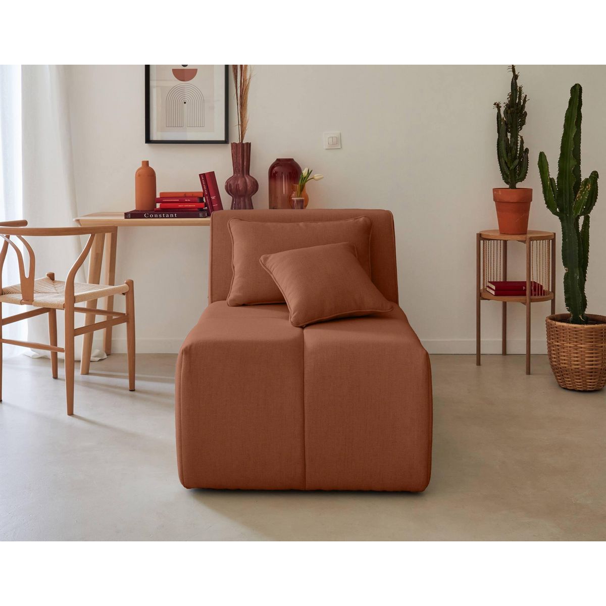 LISA DESIGN Caracas - module d'assise - en tissu