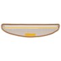Voir la diapositive 4 : VIDAXL Tapis d'escalier 30 pcs beige 56x17x3 cm