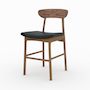 Voir la diapositive 6 : Rendez vous déco Chaise de bar mi-hauteur Lana en tissu et 66 cm (lot de 2)