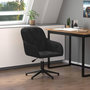 Voir la diapositive 1 : VIDAXL Chaise pivotante de bureau Noir Velours