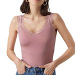 Vero Moda Débardeur Vieux  Femme Vero  oda Rosa. Coloris disponibles : Rose