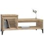 Voir la diapositive 4 : VIDAXL Table basse Chene sonoma 100x50x45 cm Bois d'ingenierie