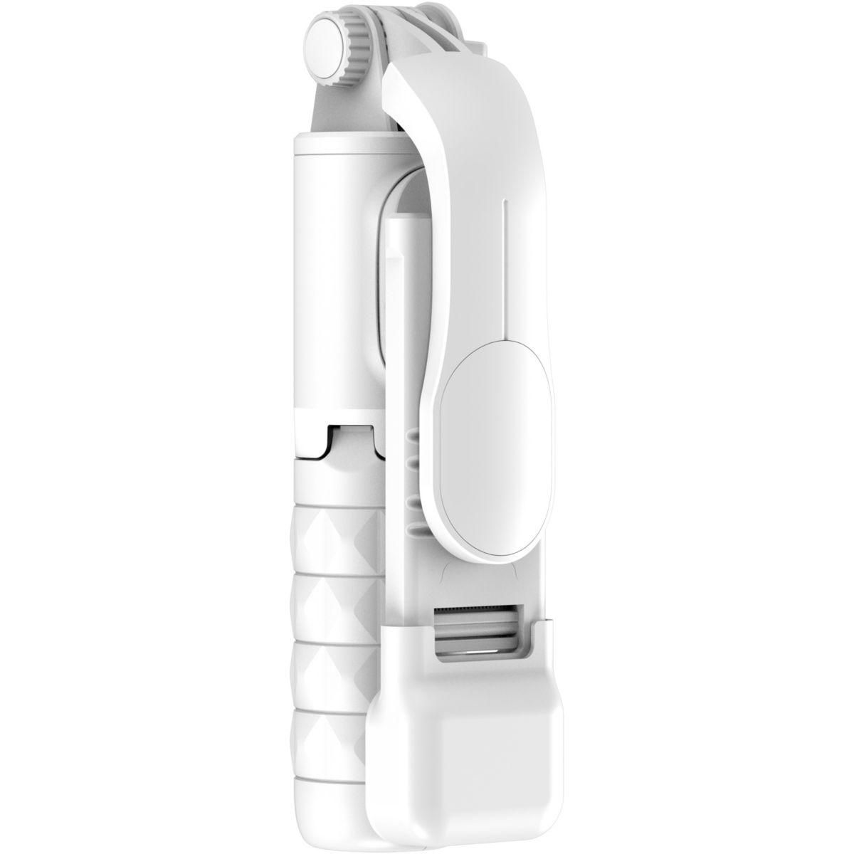 TNB Perche à selfie Bluetooth 2 en 1 avec LED blanc