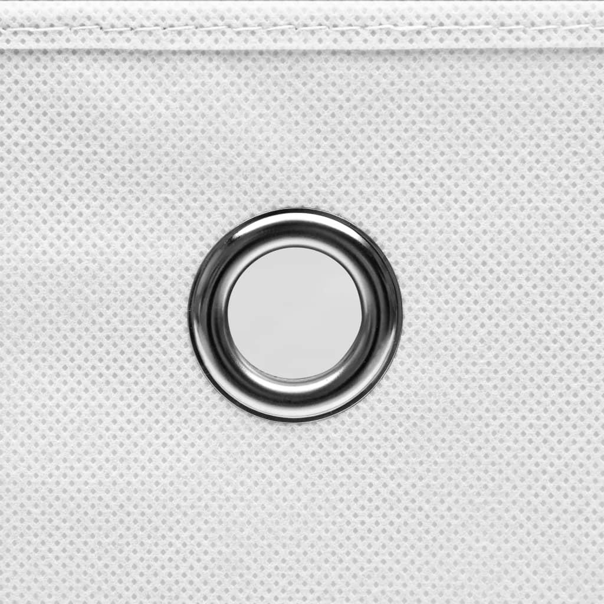 Voir la diapositive 5 : VIDAXL Boîtes de rangement avec couvercles 4 pcs 28x28x28 cm Blanc