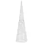 VIDAXL Cone lumineux decoratif pyramide LED Acrylique Blanc chaud 90cm